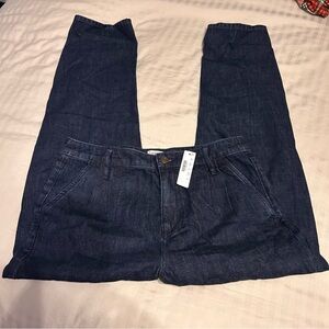 J. Crew Pleated Denim Jeans NWT